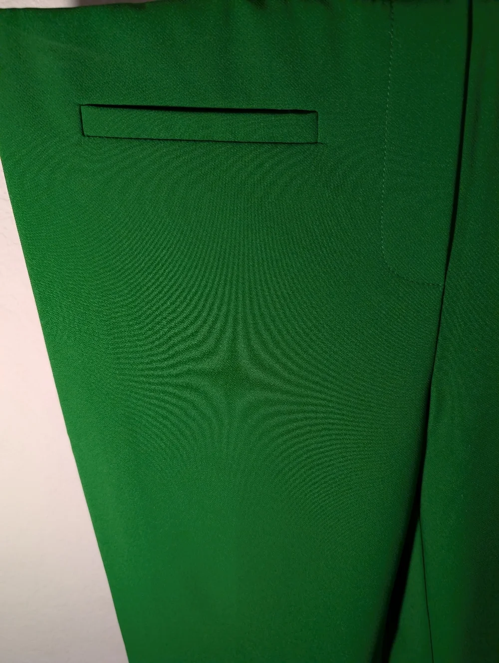 Nicole Miller New York Green Women's Slim Straight Dress Pants - Picture 3 of 4